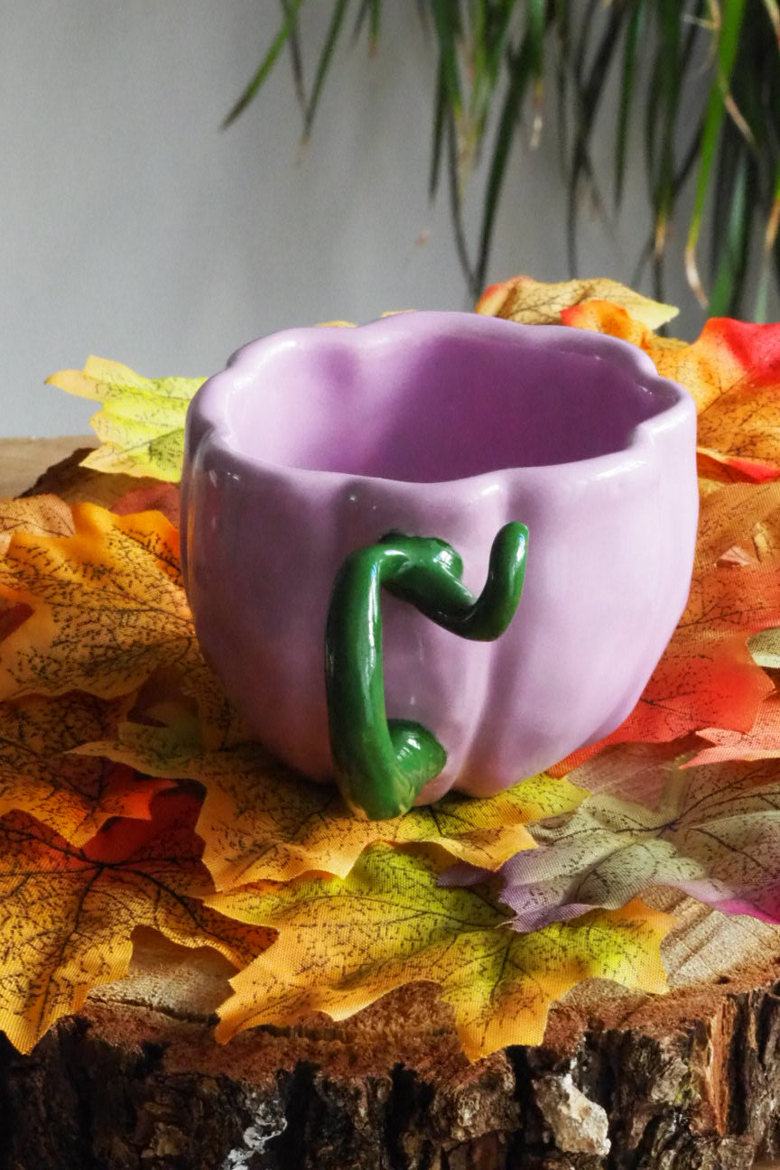 Purple Pumpkin Expresso Cup
